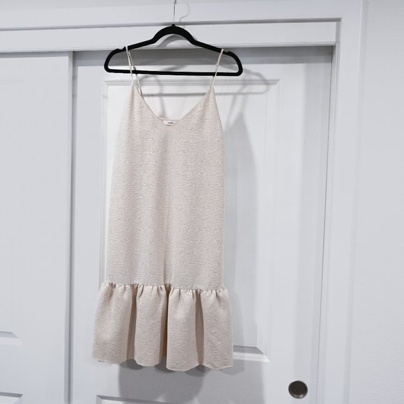 SAMOE SAMOE Large Judith Short Dress in Warm White | Size Large - Picture 5 of 9